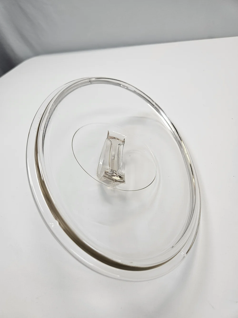 Vintage Pyrex L-31-C Clear Glass Replacement Lid Oval Casserole Corning Ware